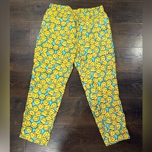 Trinity Collective Yellow Smiley Face Pants